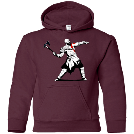 Sweatshirts Maroon / YS Kratos Banksy Youth Hoodie