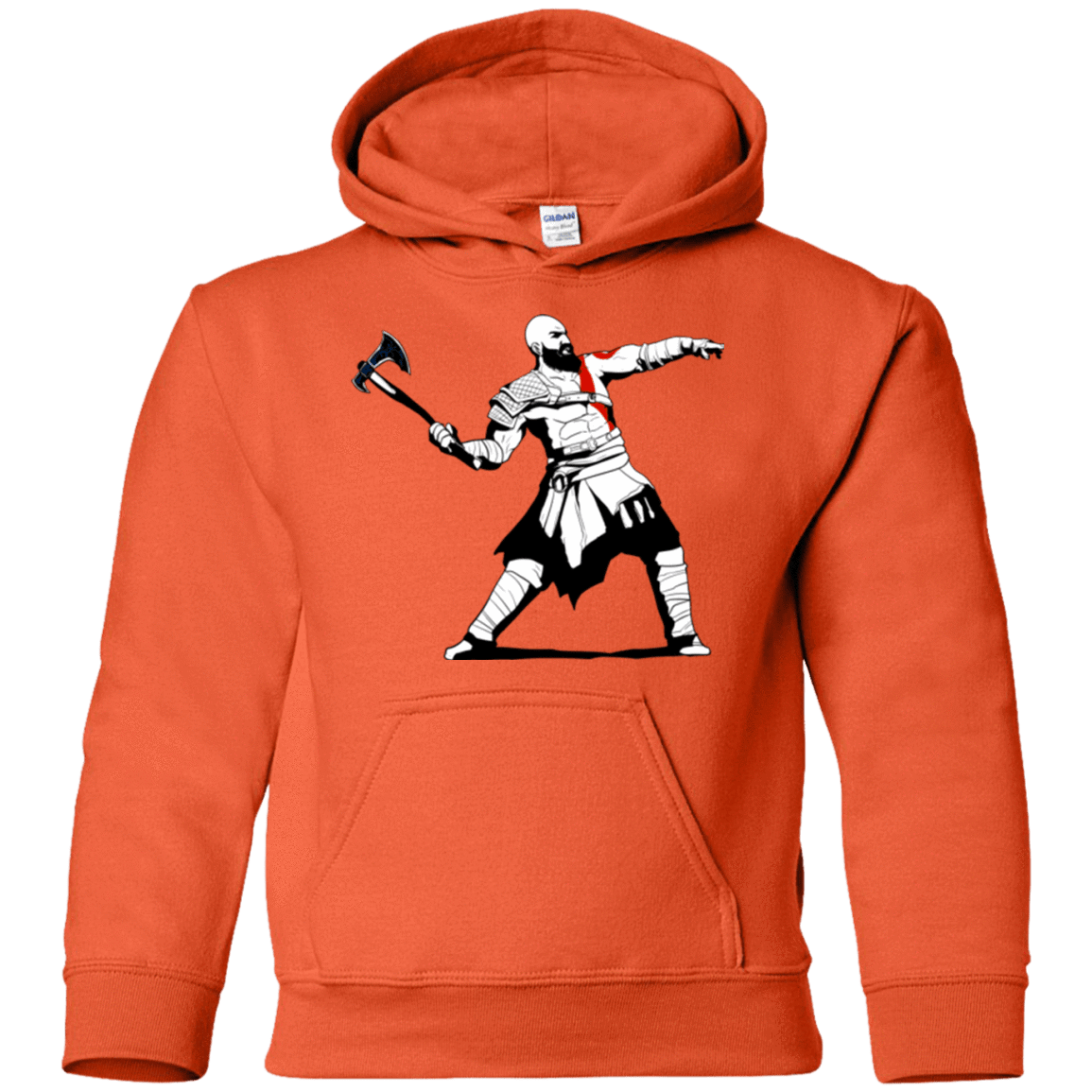 Sweatshirts Orange / YS Kratos Banksy Youth Hoodie