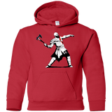 Sweatshirts Red / YS Kratos Banksy Youth Hoodie