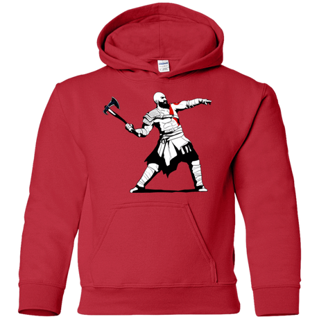 Sweatshirts Red / YS Kratos Banksy Youth Hoodie