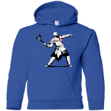 Sweatshirts Royal / YS Kratos Banksy Youth Hoodie