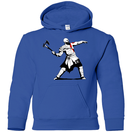 Sweatshirts Royal / YS Kratos Banksy Youth Hoodie