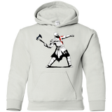 Sweatshirts White / YS Kratos Banksy Youth Hoodie