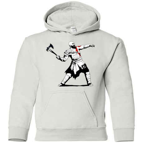 Sweatshirts White / YS Kratos Banksy Youth Hoodie