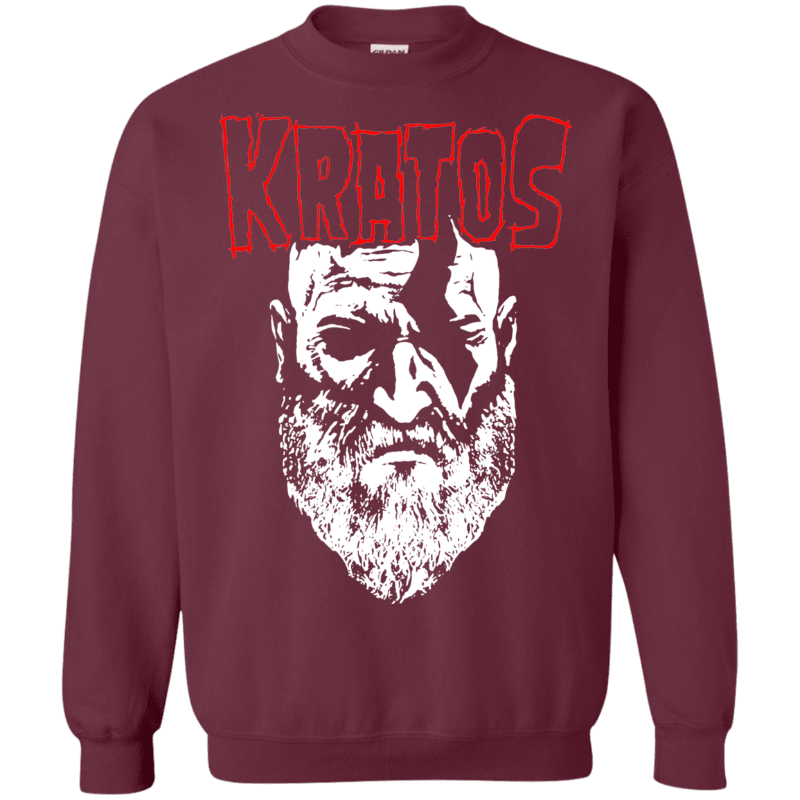 Sweatshirts Maroon / S Kratos Danzig Crewneck Sweatshirt