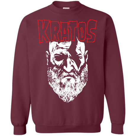 Sweatshirts Maroon / S Kratos Danzig Crewneck Sweatshirt