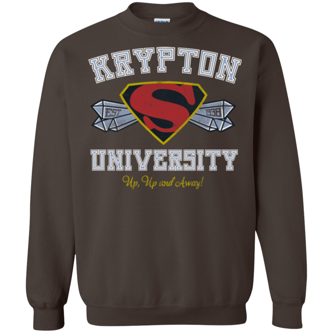 Sweatshirts Dark Chocolate / Small Krypton University Crewneck Sweatshirt