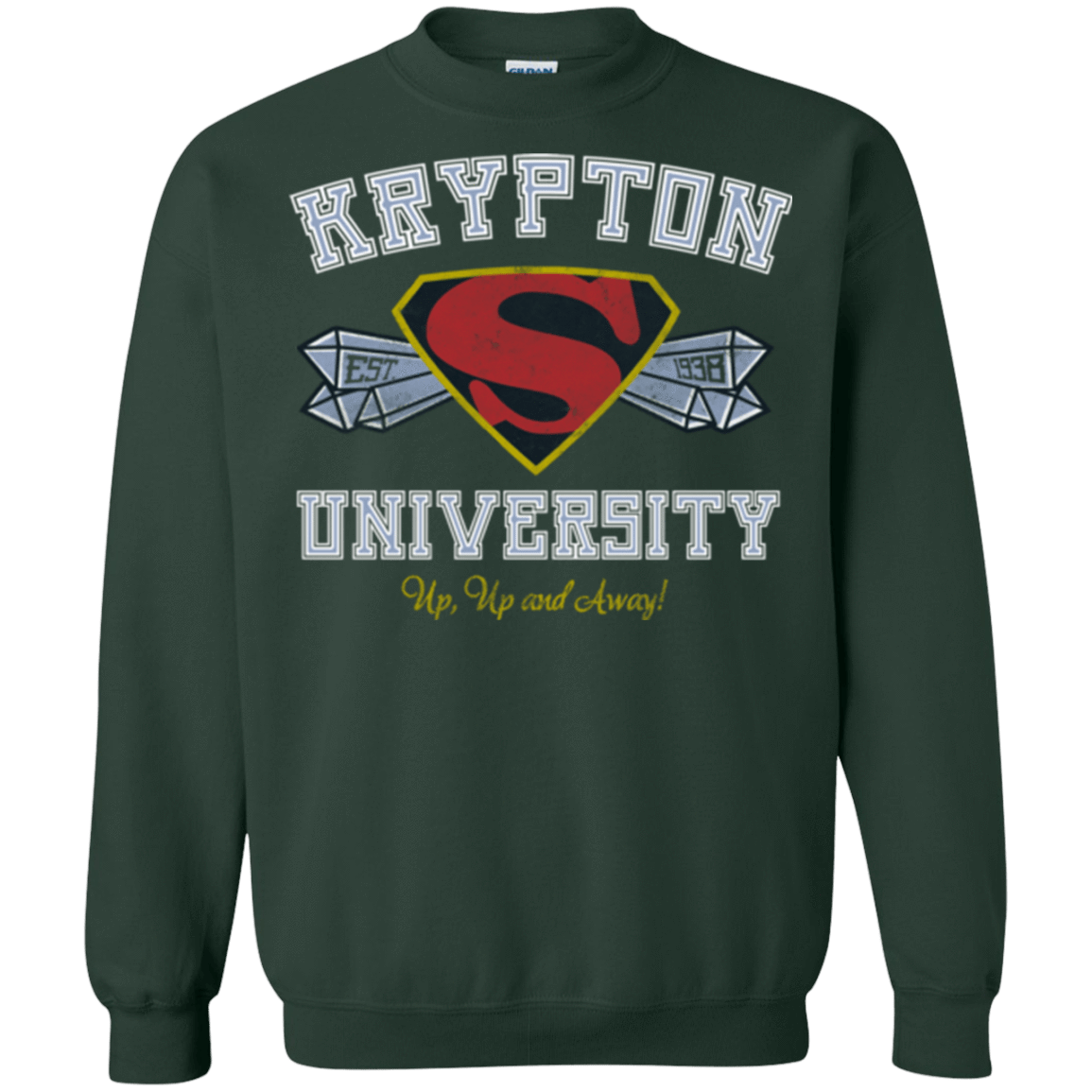 Sweatshirts Forest Green / Small Krypton University Crewneck Sweatshirt