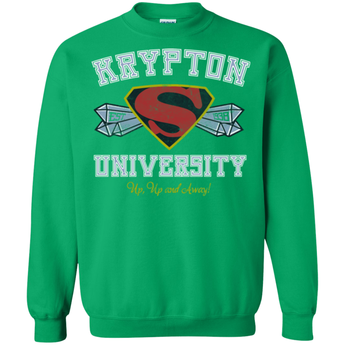 Sweatshirts Irish Green / Small Krypton University Crewneck Sweatshirt