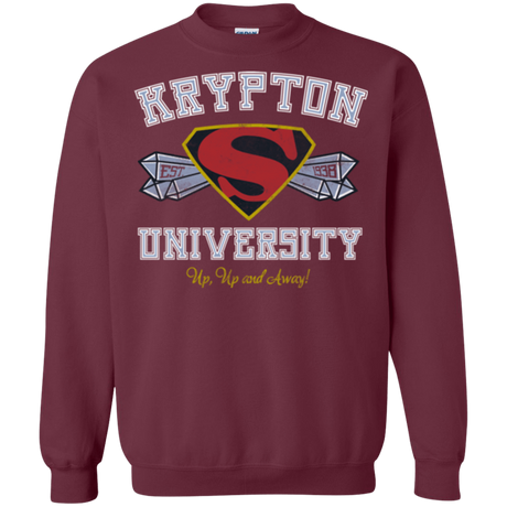 Sweatshirts Maroon / Small Krypton University Crewneck Sweatshirt