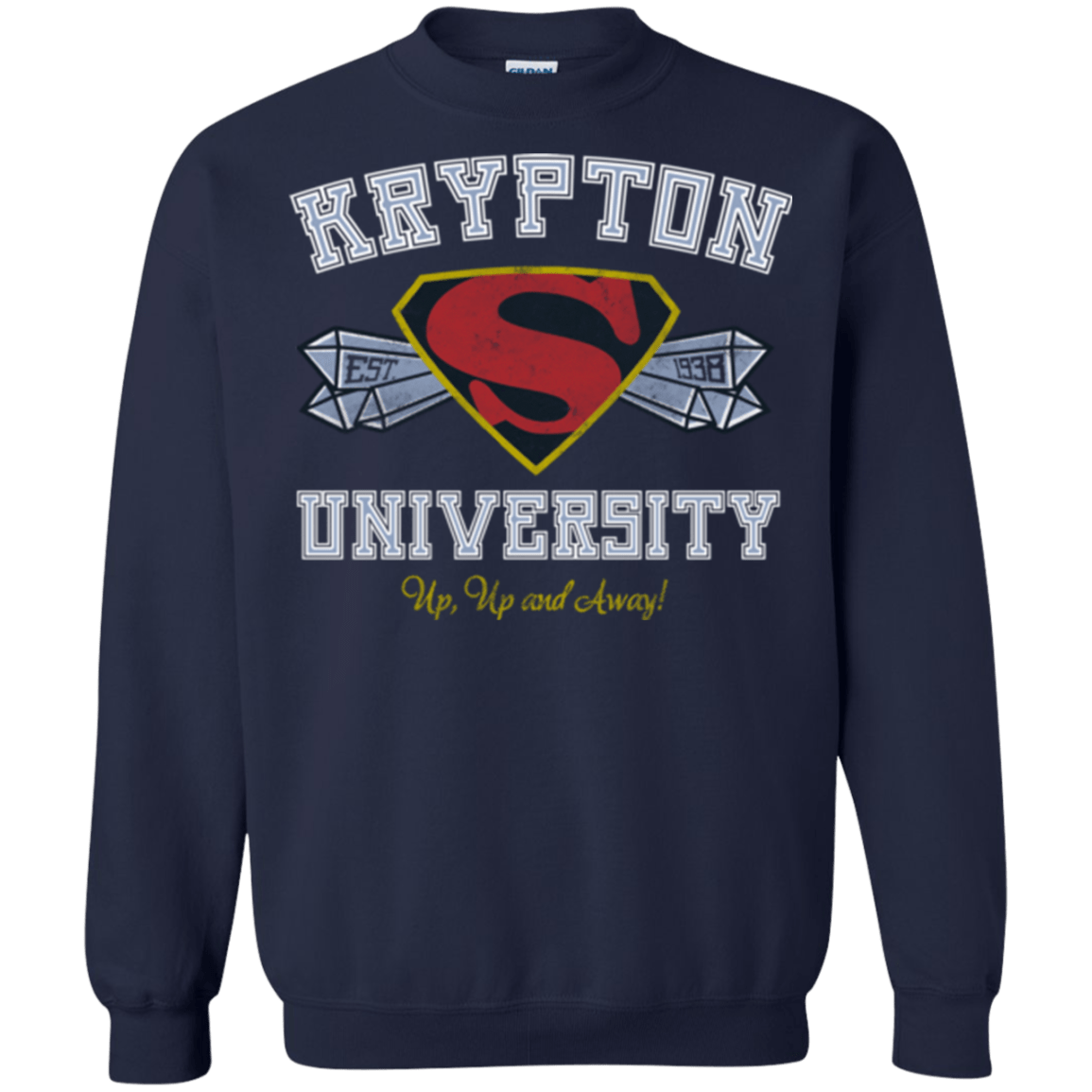 Sweatshirts Navy / Small Krypton University Crewneck Sweatshirt