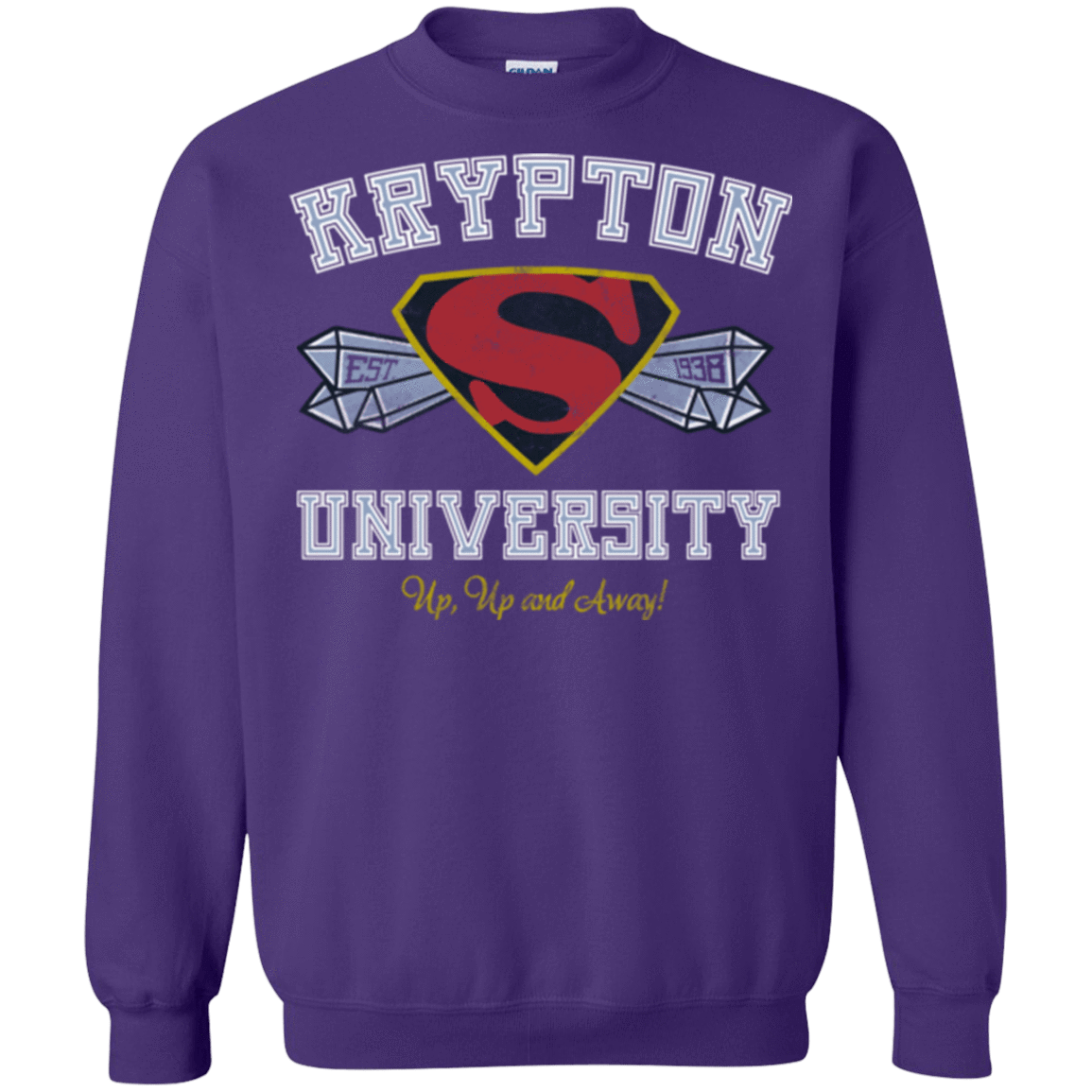 Sweatshirts Purple / Small Krypton University Crewneck Sweatshirt