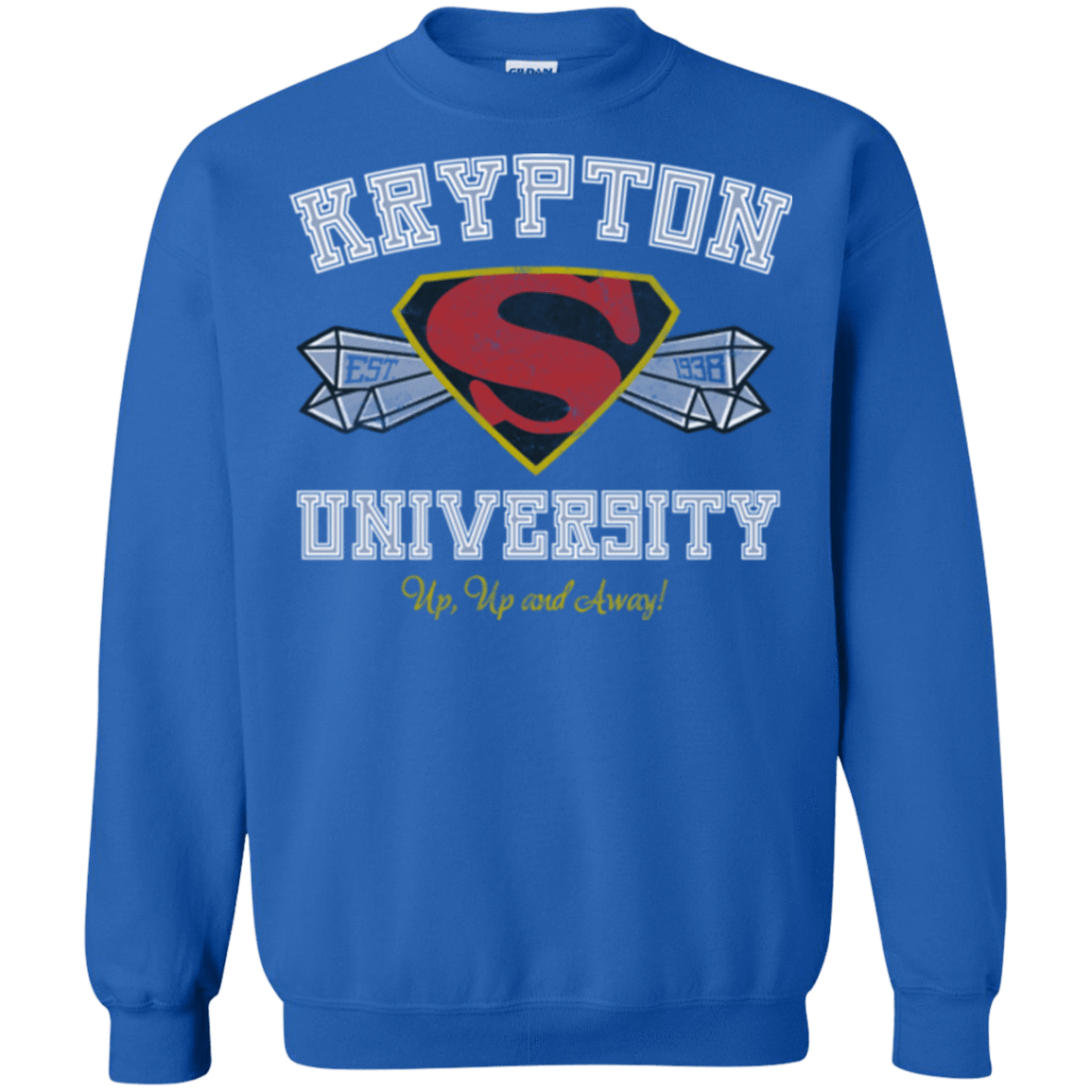 Sweatshirts Royal / Small Krypton University Crewneck Sweatshirt