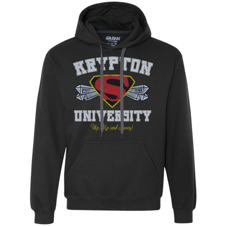 Sweatshirts Black / Small Krypton University Premium Fleece Hoodie