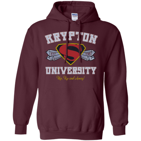 Sweatshirts Maroon / Small Krypton University Pullover Hoodie
