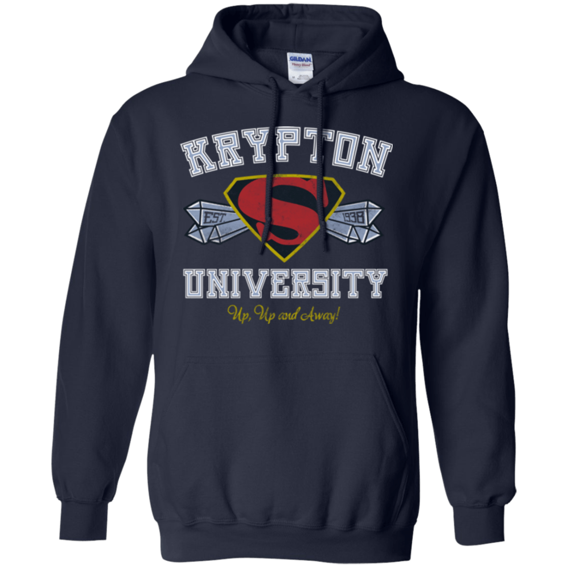 Sweatshirts Navy / Small Krypton University Pullover Hoodie