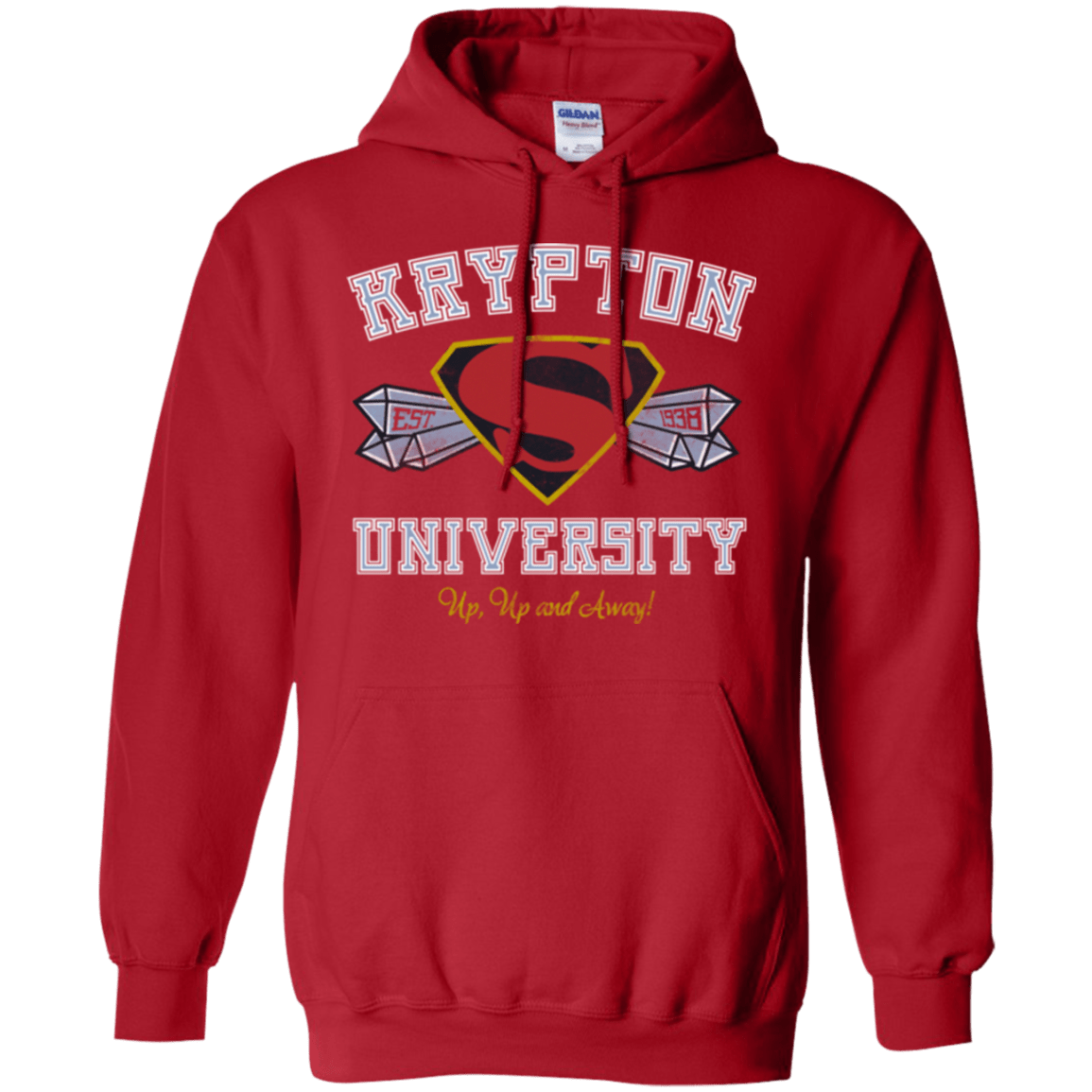 Sweatshirts Red / Small Krypton University Pullover Hoodie