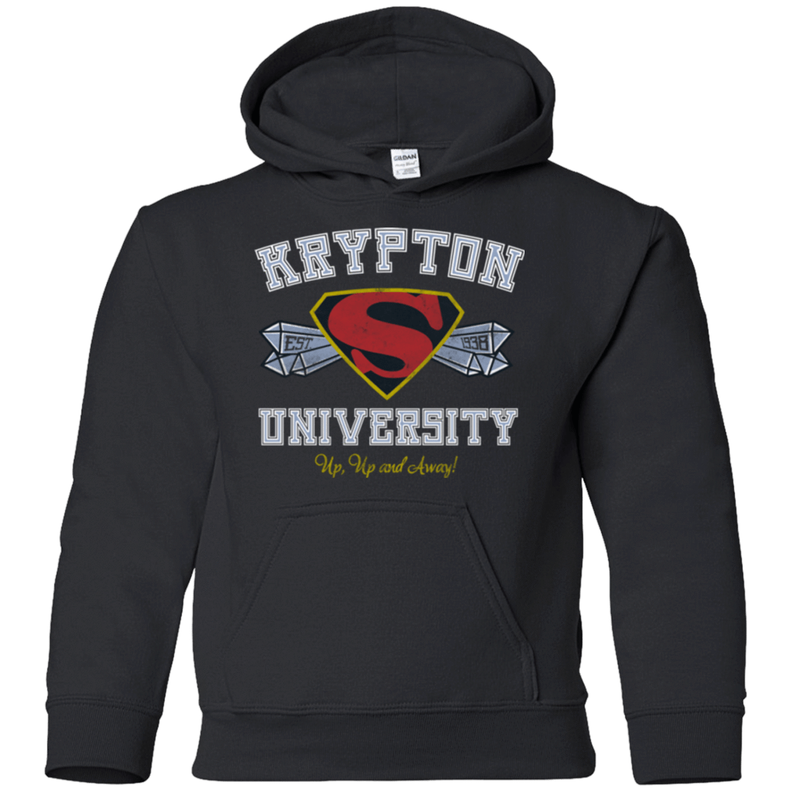 Sweatshirts Black / YS Krypton University Youth Hoodie