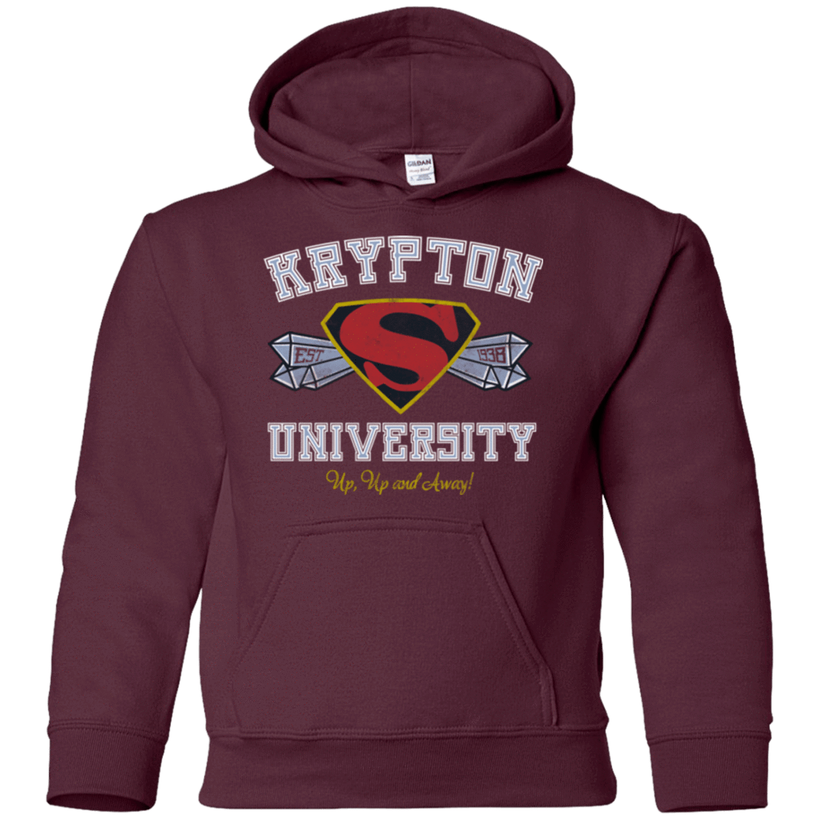 Sweatshirts Maroon / YS Krypton University Youth Hoodie