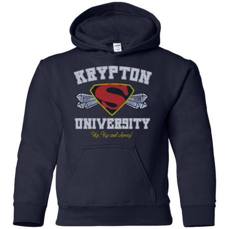 Sweatshirts Navy / YS Krypton University Youth Hoodie