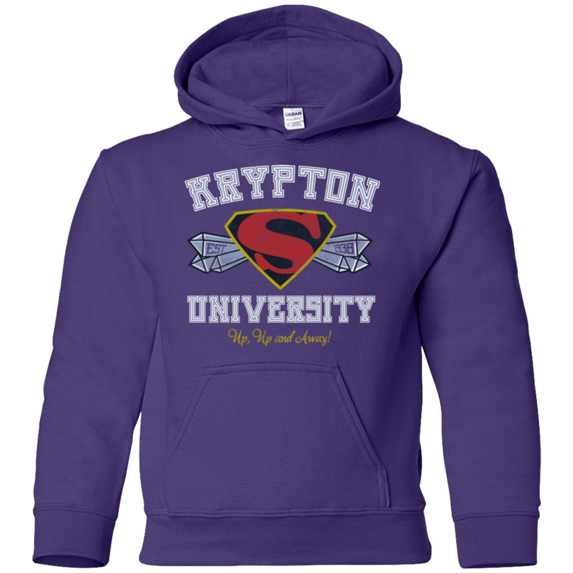 Sweatshirts Purple / YS Krypton University Youth Hoodie
