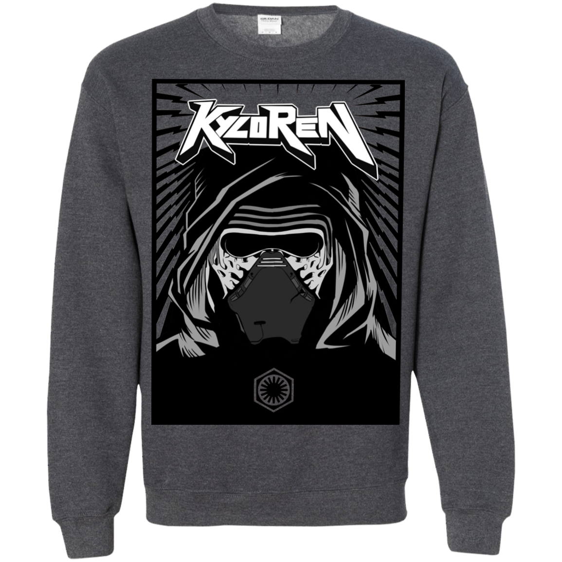 Sweatshirts Dark Heather / S Kylo Rock Crewneck Sweatshirt