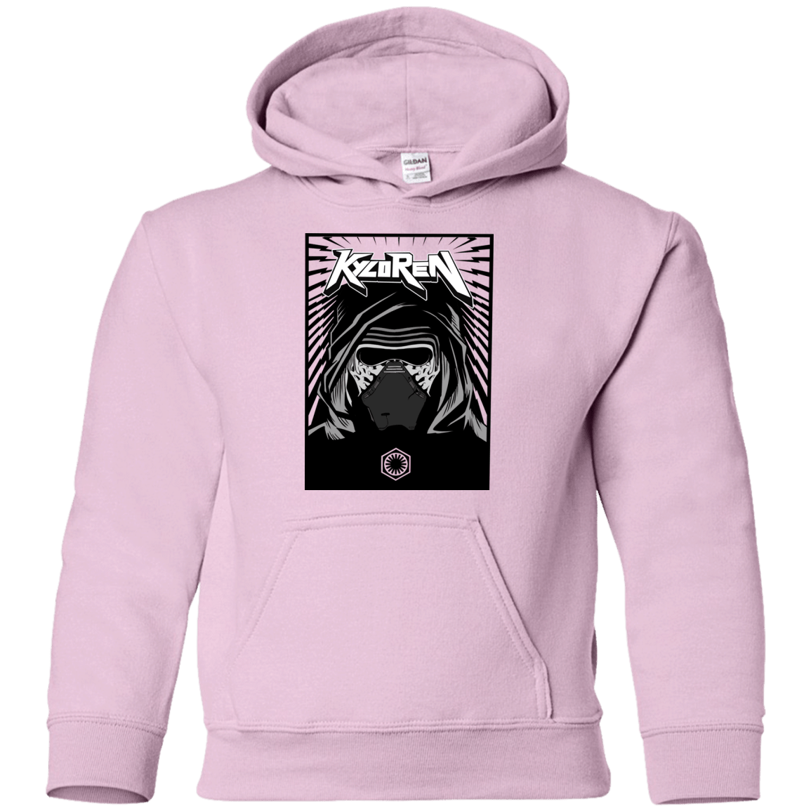 Sweatshirts Light Pink / YS Kylo Rock Youth Hoodie