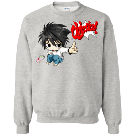 Sweatshirts Ash / Small L Objection! Crewneck Sweatshirt