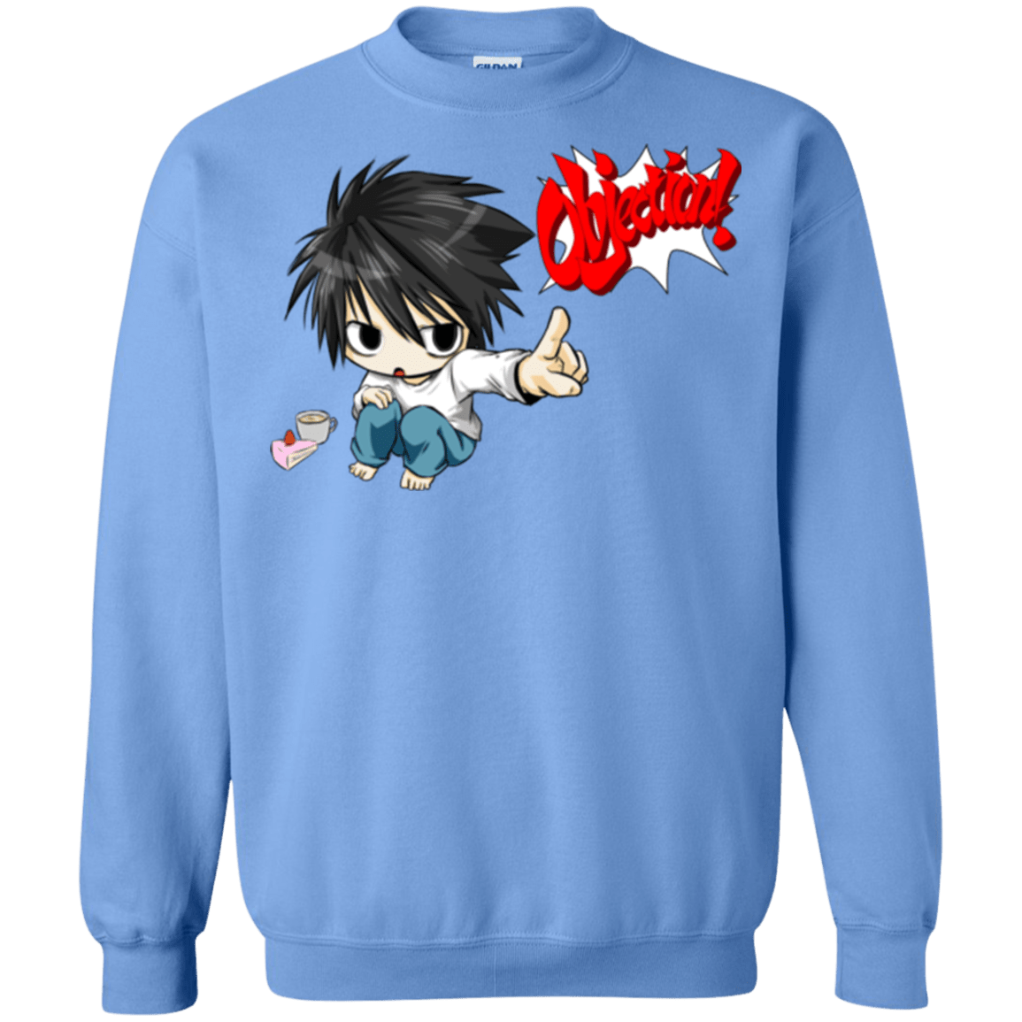 Sweatshirts Carolina Blue / Small L Objection! Crewneck Sweatshirt