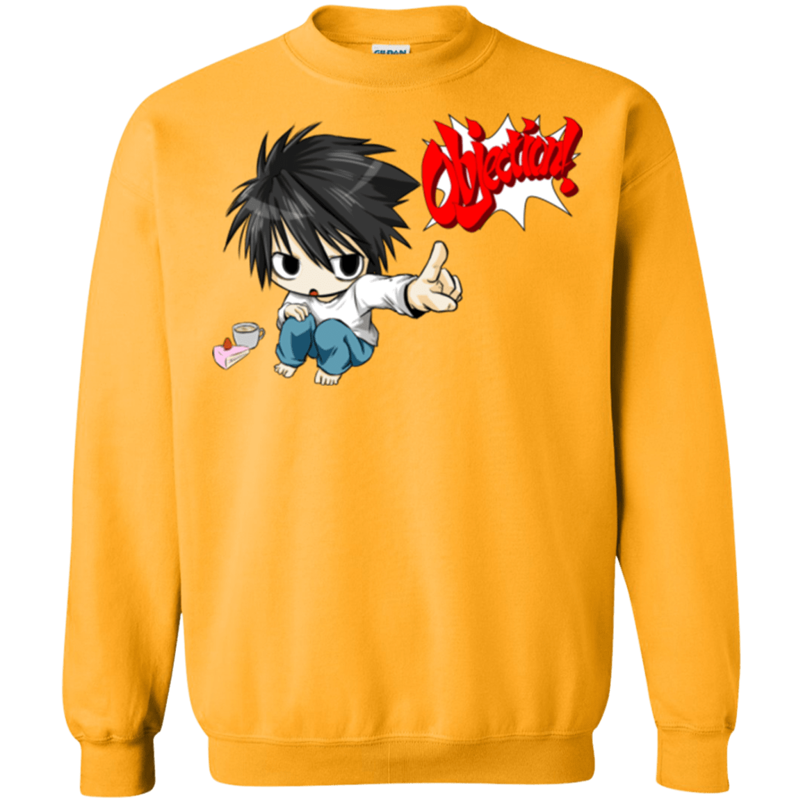 Sweatshirts Gold / Small L Objection! Crewneck Sweatshirt