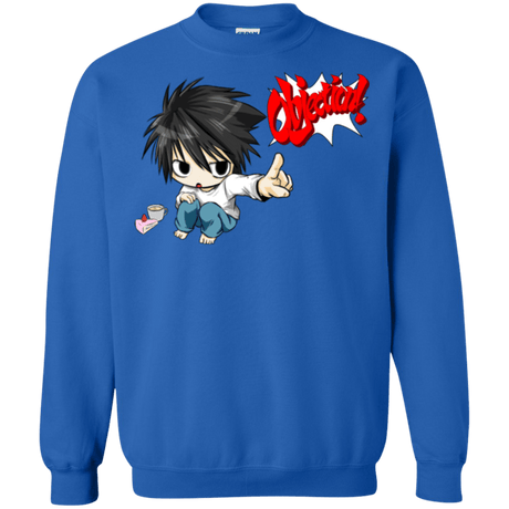 Sweatshirts Royal / Small L Objection! Crewneck Sweatshirt