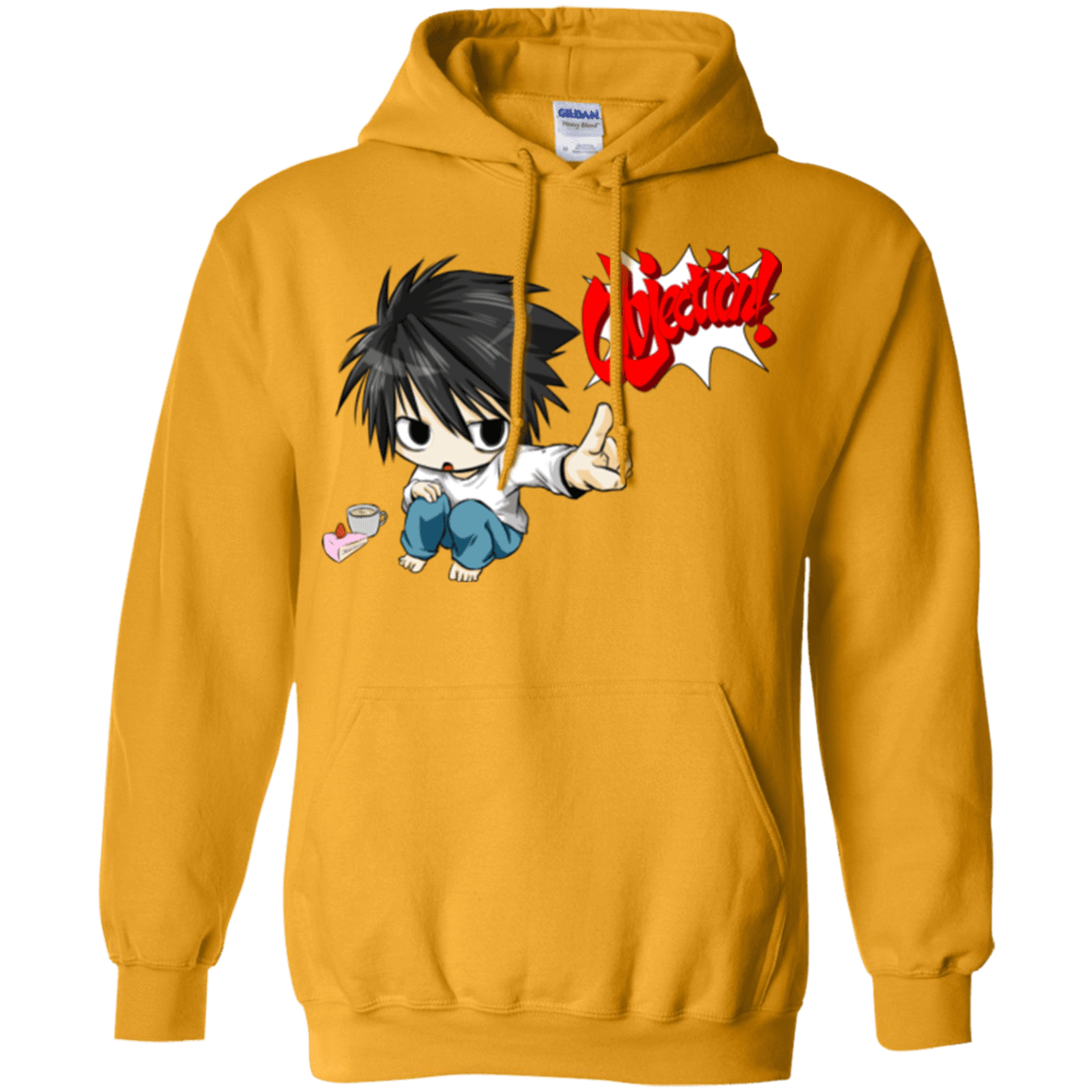 Sweatshirts Gold / Small L Objection! Pullover Hoodie