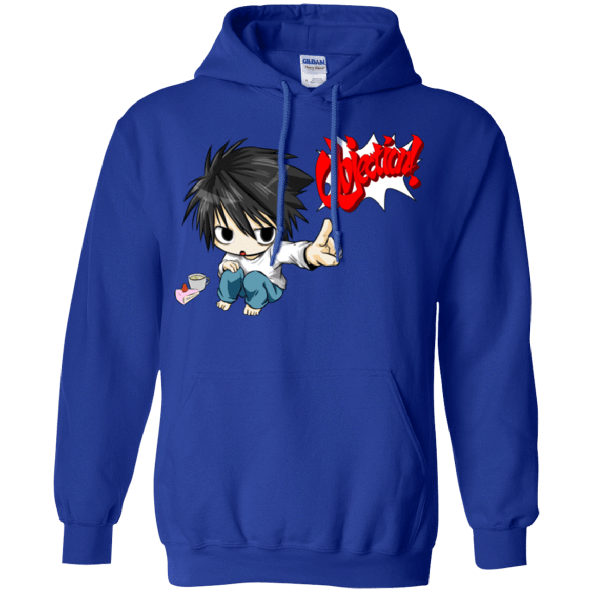 Sweatshirts Royal / Small L Objection! Pullover Hoodie