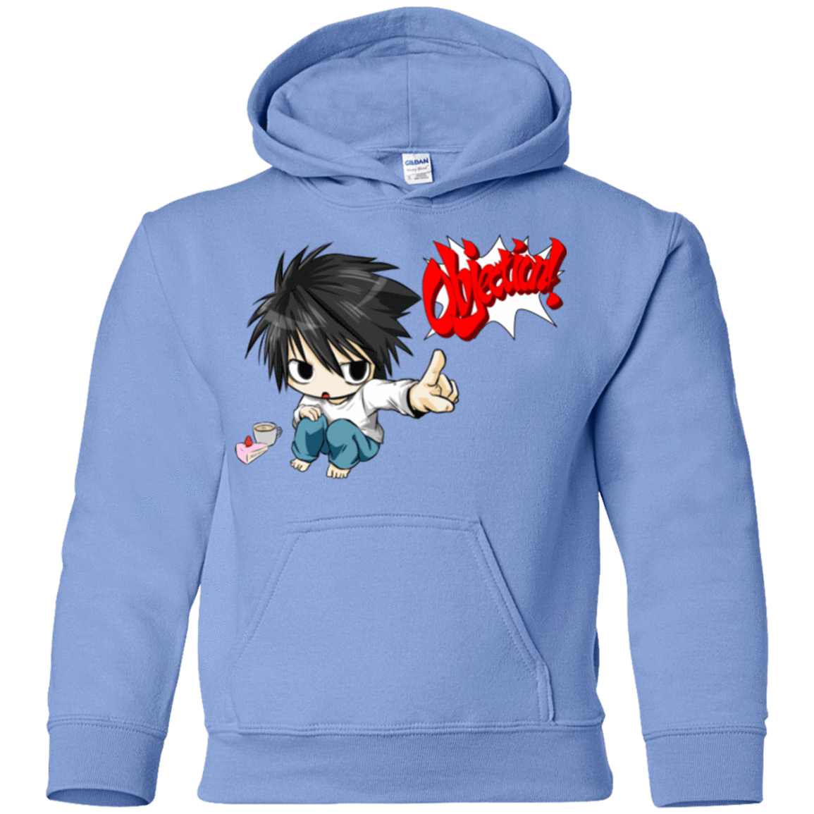 Sweatshirts Carolina Blue / YS L Objection! Youth Hoodie