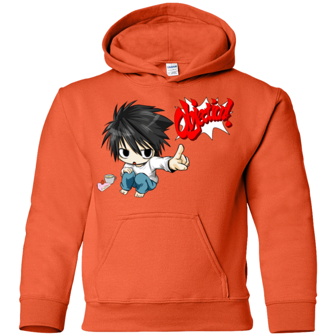 Sweatshirts Orange / YS L Objection! Youth Hoodie
