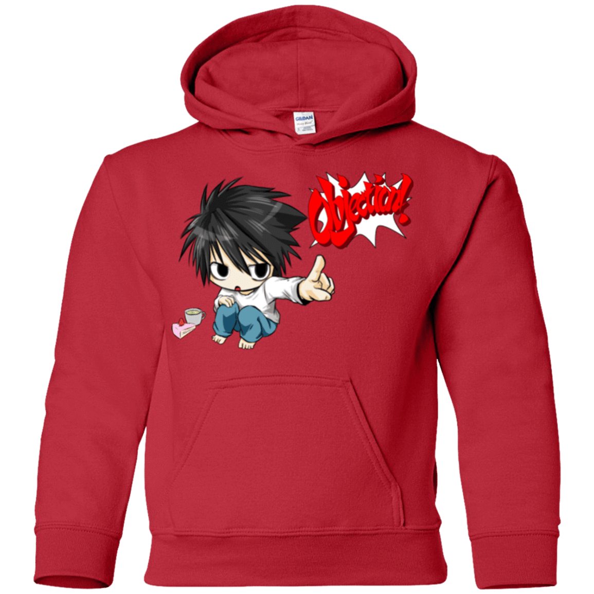 Sweatshirts Red / YS L Objection! Youth Hoodie