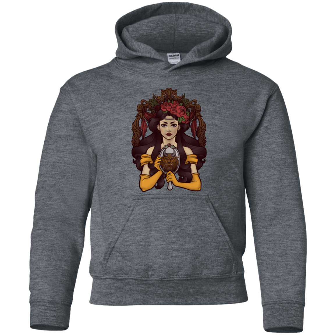 Sweatshirts Dark Heather / YS La Bete Youth Hoodie