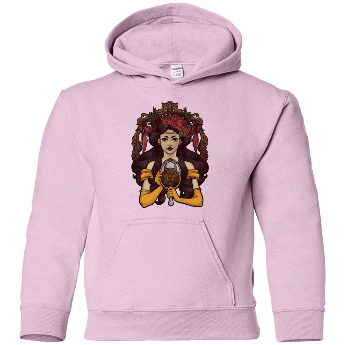 Sweatshirts Light Pink / YS La Bete Youth Hoodie
