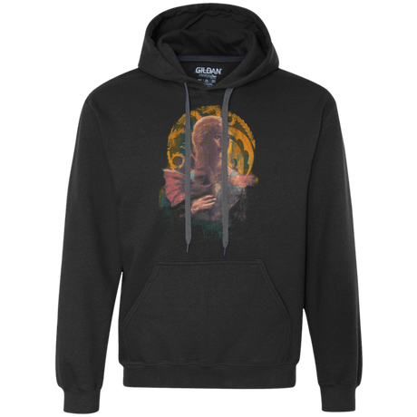 Sweatshirts Black / Small la Dame Au Dragon Premium Fleece Hoodie