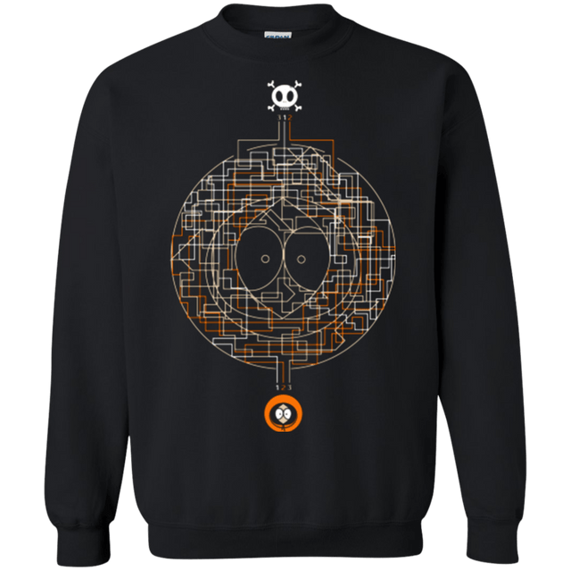 Sweatshirts Black / Small LABYRINTH OF DEATH Crewneck Sweatshirt