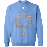 Sweatshirts Carolina Blue / Small LABYRINTH OF DEATH Crewneck Sweatshirt