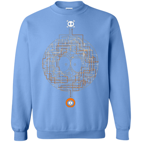 Sweatshirts Carolina Blue / Small LABYRINTH OF DEATH Crewneck Sweatshirt