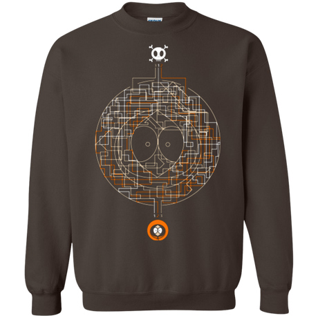 Sweatshirts Dark Chocolate / Small LABYRINTH OF DEATH Crewneck Sweatshirt