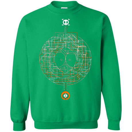 Sweatshirts Irish Green / Small LABYRINTH OF DEATH Crewneck Sweatshirt