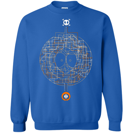 Sweatshirts Royal / Small LABYRINTH OF DEATH Crewneck Sweatshirt