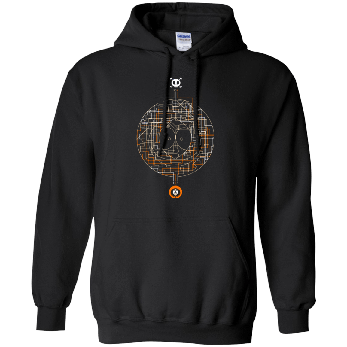 Sweatshirts Black / Small LABYRINTH OF DEATH Pullover Hoodie