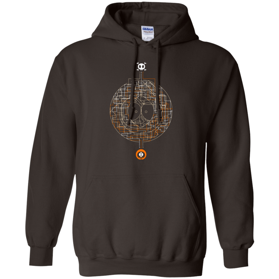 Sweatshirts Dark Chocolate / Small LABYRINTH OF DEATH Pullover Hoodie