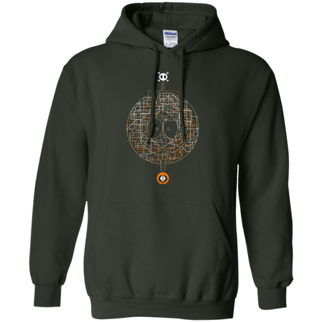 Sweatshirts Forest Green / Small LABYRINTH OF DEATH Pullover Hoodie