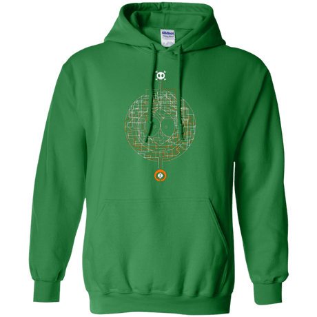 Sweatshirts Irish Green / Small LABYRINTH OF DEATH Pullover Hoodie