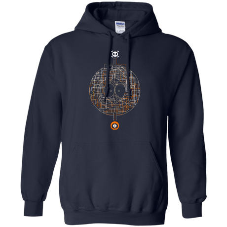 Sweatshirts Navy / Small LABYRINTH OF DEATH Pullover Hoodie